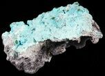 Light Blue Chrysocolla and Drusy Malachite - Congo #54990-2